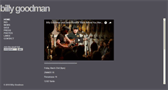 Desktop Screenshot of billygoodman.com